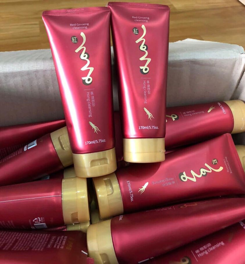 Sữa Rửa Mặt Hồng Sâm – Red Ginseng Cleansing Foam - Image 5